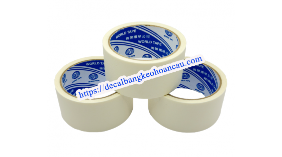 Băng Keo Giấy Trắng 48 MM