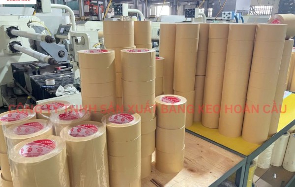 BĂNG KEO GIẤY NÂU WORLD TAPE LỰA CHỌN HOÀN HẢO CHO ĐÓNG GÓI VÀ SẢN XUẤT