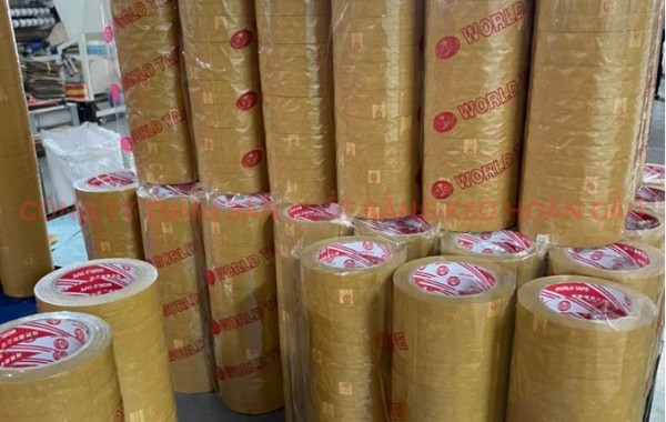 BĂNG KEO OPP WORLD TAPE - DÁN KHUNG LỤC BÌNH CHẮC CHẮN, BỀN ĐẸP